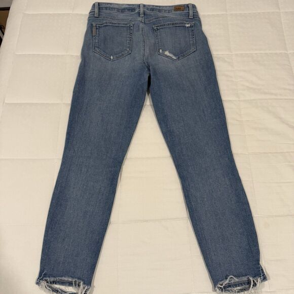 Women’s Paige Hoxton Crop Skinny Jeans - 28 - Picture 5 of 7